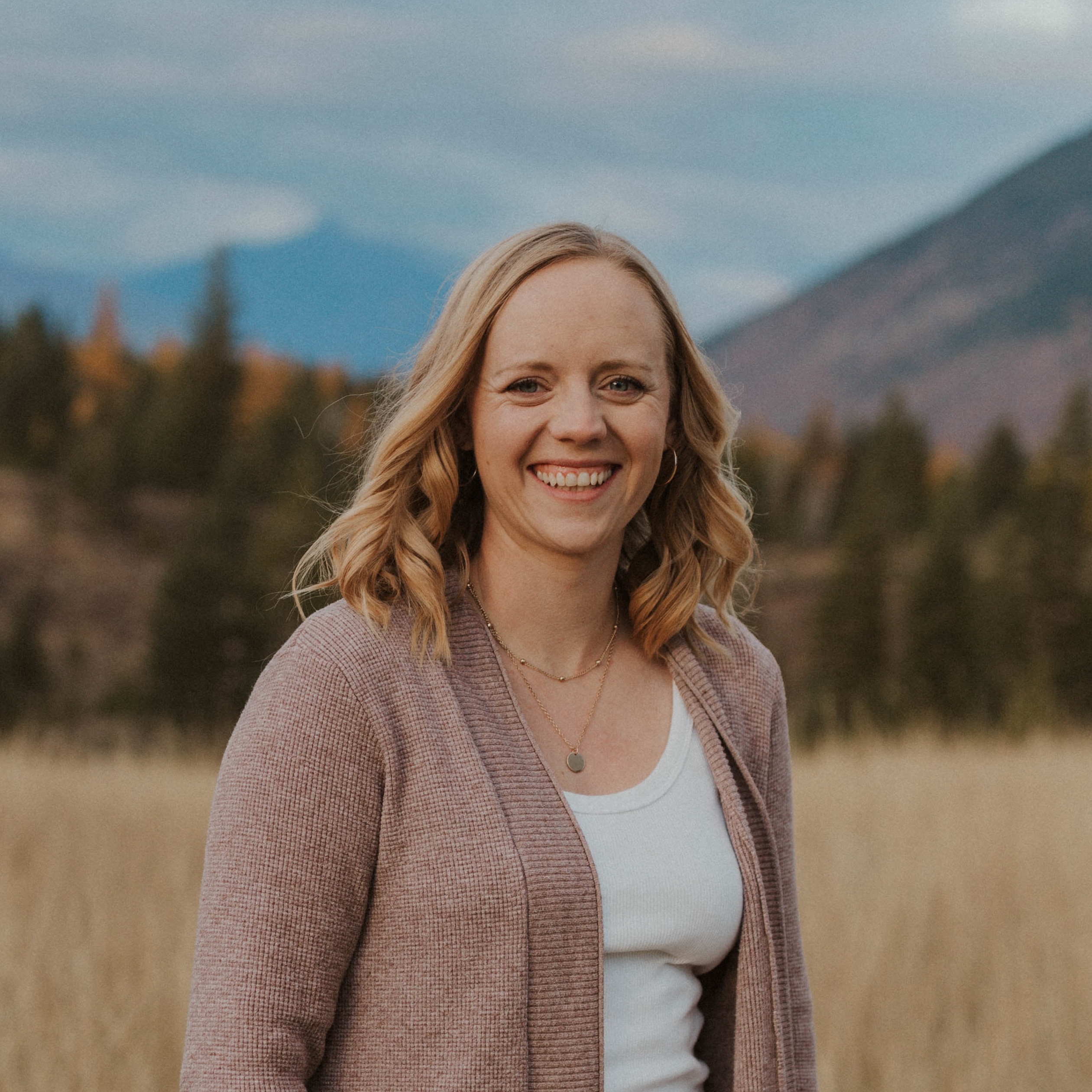 A photo of Natalie smiling